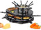 Syntrox Raclette-Grill Locarno mit Fondue & Heißem Stein, 4-in-1 Raclette Set, Gesellige Abende, Kulinarische Vielfalt, Antihaftbeschichtung, Leichte Reinigung