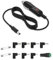 Lonnky Chargeur Auto 12V 2A 24W 5,5 x 2,1 mm, Câble de 2 M, 8 Adaptateurs, Universel pour Bush, Sylvania (7/9/10 Pouces), Naviskauto, Lecteur DVD, Routeur, GPS, Tablettes, Haut-Parleurs, Lumières LED
