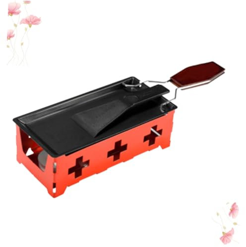 Alipis 1 Juego De Sartén Para Tortilla Parrilla Sándwich Parrilla Eléctrica Mini Raclette Sartén Eléctrica Para Asar Parrilla Para Barbacoa Mini Bandeja Portátil Para Hornear