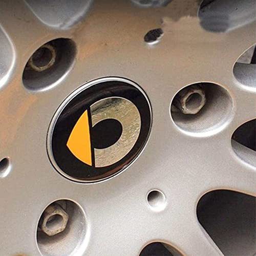 LHMM 4 Stück Auto Nabenkappen 60mm Für Smart Fortwo Forfour 450 451 454 453 Mitte Felgen Abzeichen Radnabenabdeckung Zubehör