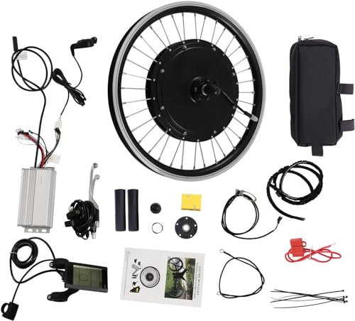 AOAPUMM 20 Zoll 36V 500W Elektrofahrrad Motor Umrüstkit Wasserdichtes Umrüstkit Nabenmotor Kit 340 RPM LCD Fahrrad Umrüstkit (Hinterrad)