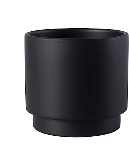 Pot de Fleur Pots de Plantes Moderne Minimaliste Coloré Couleur Unie Pots de Fleurs cylindriques Pots de Plantes Succulentes Plantes Vertes Petites jardinières en céramique (7 L)