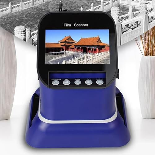 Film Scanner, Digital Film and Slide Scanner, Convert 35mm, 135, 126, 127 Negative & Slides To Digital JPEG, Fast Scanning, You can now save your memories forever