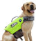 KAJILE Stile Sportivo Giubbotto di Salvataggio Per Cani Dai Colori Vivaci,Costume da Bagno per Cani,Gilet Galleggiante Per Canidi Regolabile Con Maniglia di Salvataggio Per Canidi,Verde,XL