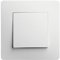 Debflex - Caly - Interrupteur Poussoir - Interrupteur Mural pour Commande d'Éclairage à Plusieurs Points De Contrôle - Commande Complète - ABS - Pose Encastrée - Blanc - 85 x 85 x 33 mm
