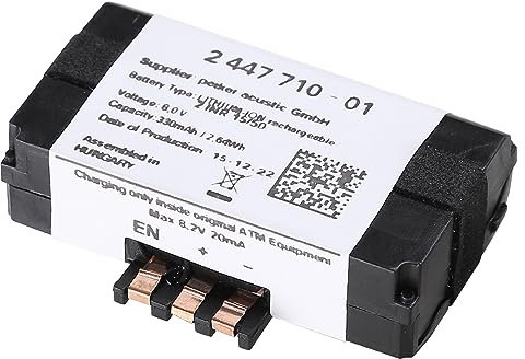 Aublinto Auto-Notfallbatterie Autobatterie Batteriezubehör Autobatterie Kompatibel mit BMW Batterie 84102447710/84-10-2-447-710 Tragbarer TCB-Notbatterieersatz für F20 F30 F31 8,0 V
