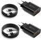 2-Pack Chargeur Type C Charge Rapide pour Samsung Galaxy S22 S21 S20 S10 S9 S8 Puls, Note 9/8, A04S A05S A13 A14 A15 A21S A25 A33 A34 A40 A50 A51 A53 A54 A55 A71 M34 M14 5g, avec 2m Câble USB C