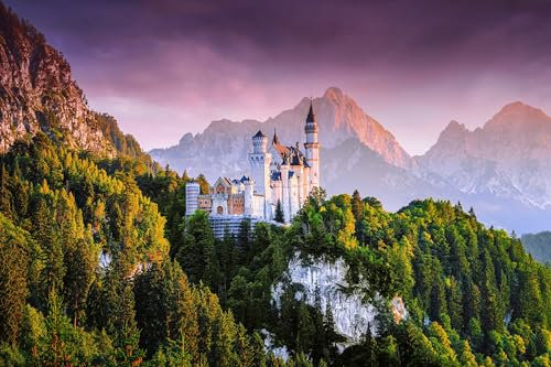 Puzzle 2000 Teile Schloss Neuschwanstein Deutschland 70x100CM