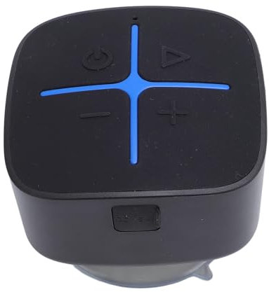Tonysa Tragbarer Bluetooth Duschlautsprecher, IP65 Wasserdicht mit Saugnapf, Klarer Lauter Klang für Badezimmer Schwimmbad Strand Party