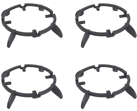 Umsoxhy 4X Wok Pan Stand Supports Rack Cast Iron Burners Stove Cookware Ring Gas Ranges Wok Support Rack