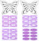 Eyeliner Schablone, Lidschatten Schablone, 6 Blätter Schnelles Augen Make-up Aufkleber für Anfänger, Lidstrich Schablone, Eyeliner Hilfe