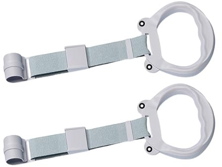 Pull Up Rings for Play Pen | 2X Walking Assistant Crib Pull Up Rings | Portable Activity Toys Safety Exercise Bed Stand Up for Toddler, Kids, Learning