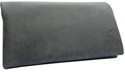 smoke shirt Tabaktasche 2025 Neu mit ZIPcure Aromaverschluss f. frischen Tabak Tabakbeutel Blättchen-Fach Used Leather Look Dreher-Tasche grau anthrazit