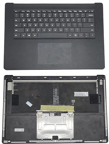 SHUAPOZ Black 15 Palmrest US Keyboard Touchpad For Microsoft for Surface Laptop 4 1953(Refurbished)