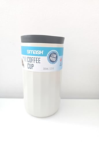 Smash Linear Grey Travel Coffee Cup - 340ml
