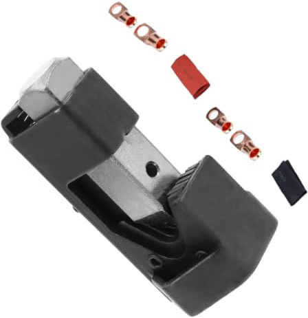 Didiseaon Hammer Steel and Iron Construction Battery with 4 Copper Terminals Lug Crimping Tool Simple Operation, Widely Applicable for Ships and Garden Tractors