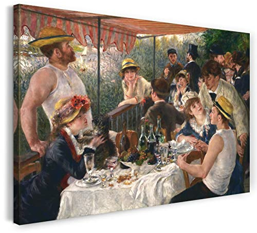 Leinwand (120x80cm): Pierre-Auguste Renoir - Die Mahlzeit der Ruderer