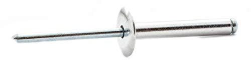 Lot de 20 rivets aveugles à tête bombée en aluminium/acier 5 mm x 30 mm