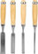 OITTo 4Pcs Carving Knife, Wood Chisel Sets, Chisel Wooden Handle Engraving Tool Set