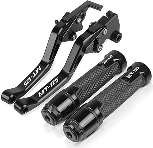 DVTEL Für Yamaha MT125 MT-125 2014-2018 Motorrad Kupplung Zählen Steuerung Kupplungshebel Lenkergriff Ende(2014-2018, Black)