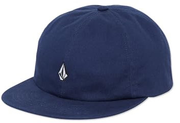 Volcom Unisex Full Stone Dad Hat Herren Camping & Marschmützen, blau, Einheitsgröße