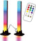 Global Gizmos 84509 Set of 2 LED Light Bars/Colour-Changing Backlights for TVs, PCs, Gaming & More/Music Sync Function/Remote Control Included