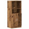 vidaXL Küchenschrank Altholz-Optik 57x41,5x131,5 cm Holzwerkstoff, Schrank, Küchenzeile, Beistellschrank, Vorratsschrank, Geschirrschrank, Sideboard