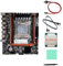 Gvvsjgdbis X99H Desktop Motherboard+E5 2678 V3 CPU+Thermal Grease LGA2011-V3 B85 DDR3X4 ECC Slot M.2 NVME PCI-E 3.0 X16 X99H Desktop Motherboard PCB Motherboard 1Set