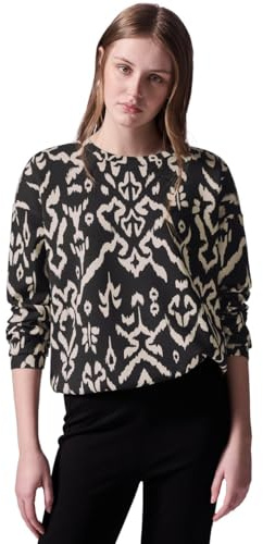 Street One Studio Damen Gemustertes Silk-Look Shirt