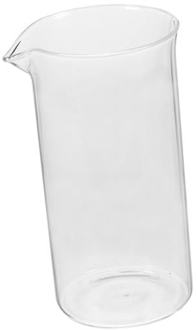 LIFKOME 350ML Glass Replacement Beaker Carafe for French Coffee and Tea Makers Enhanced Coffee and Tea Brewing Experience