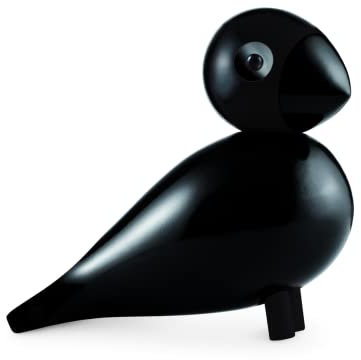 Kay Bojesen Ravn Singvogel Figuren 15.5 cm Weihnachtsdekoration, schwarz