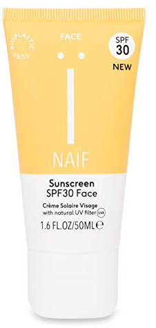 Naïf - Mineralische Sonnencreme - für die ganze Familie - LSF 30 - für alle Hauttypen geeignet - ohne Mineralöle, Mikroplastik und Silikone - vegan - 50ml
