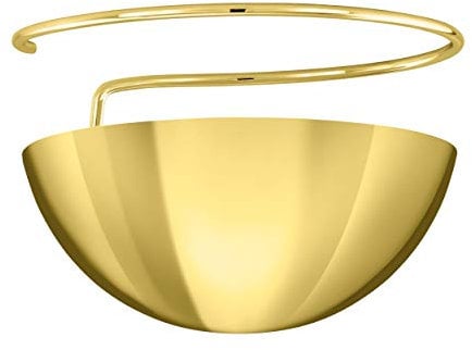 EGLO Dekor-Blendschutz, Zubehör für G95 Leuchtmittel, aufsteckbarer Glühbirnen Blendschutz aus Stahl in Messing, glänzend, Ø 9,7 cm