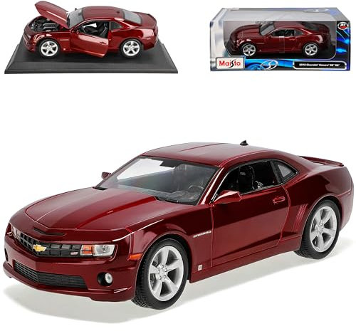 Chevrolet Chevy Camaro 2010 Ss RS Coupe Rot Braun 1/18 Modellauto Modell Auto
