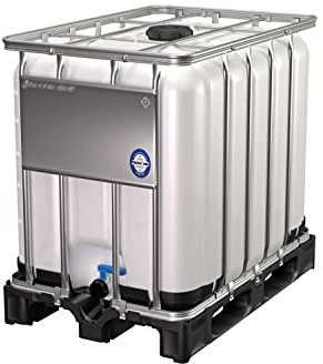 DIE BOX FABRIK IBC Gefahrengut Container 600 Liter mit UN-Zulassung NEU | auf PE-Palette | Einfüllöffnung: 225mm | IBC Tank | Benzintank