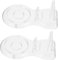 ORFOFE Glass Animals Ornaments 2pcs Plate Display Stand Cups and Saucers Acrylic Transparent Clear Bra Straps