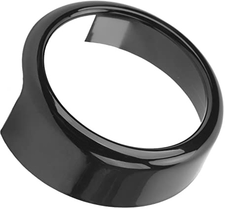 Front-Emblem-Logo-Ring für Auto, Frontgrill-Emblem-Logo-Ring, Außenabzeichen, Dekoration, Abdeckung, Zieraufkleber, Ersatz für Stelvio