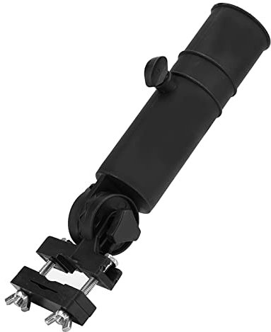 Carrello da golf, carrello da golf, carrello da golf universale con angolo regolabile, supporto per ombrelli nero per maniglie del carrello da golf, passeggino per bambini, sedia da spiaggia da pesca,