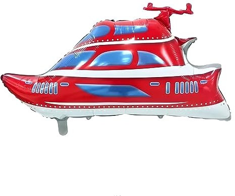 Bot Rot Fahrzeug Motiv Folienballon, ca. 67 * 97 cm - Hervorragend für Kindergeburtstage, Auto-Themen-Partys, Dekorationen, Geschenke, langlebig und wiederverwendbar, einfache Montage und Füllung