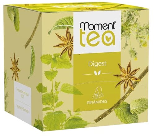 Moment Tea- Infusión Digest estuche de 15 pirámides de 1.25g