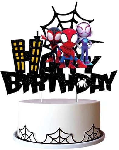 Happy Birthday Tortendeko,Deko Torte,Kuchen Deko,Theme Torten Deko,Cupcake Topper, Happy Birthday Kuchendekoration für Kinder Party
