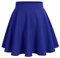 bridesmay Damen Mini Rock Sommer Kurz Skater Rock Schulmädchen Anime Rock Gothic Cosplay Sexy Röcke Royal Blue S
