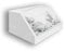 Lupia - Portapane White BUTTERFLY Farfalle, Conserva Freschezza Pane, Versatile per Cibo Secco, Design Unico, Apertura frontale con Aerazione, 40x20x30cm, Chiaro, Legno