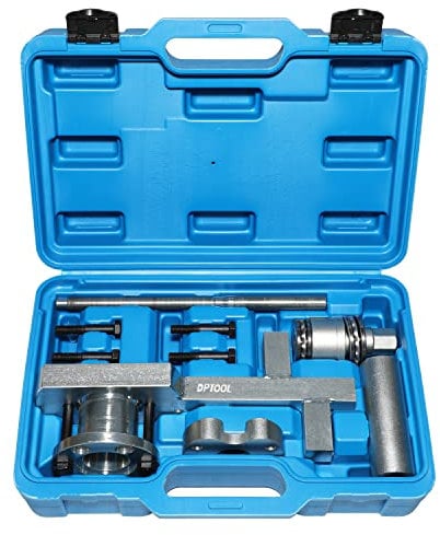 DPTOOL Kurbelwellen-Riemenscheiben-Entfernungswerkzeug, Kurbelwellen-Dämpfer-Entferner-Abzieher, kompatibel mit Jaguar Land Rover 3.0 V6, 5.0 V8 303-1437 303-1438 303-1439