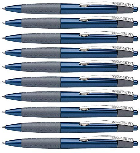 Schneider Kugelschreiber LOOX, Strichstärke M, 10 Stifte, blau