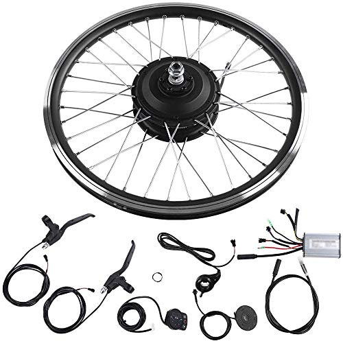 ZLM Elektro-Fahrrad Umbausatz KT-LCD6 LCD Fahrrad-Umwandlungs-Elektro-Kit Instrument Fahrrad-Gebirgsfahrrad-Umwandlung Wasserdichtes Elektrosatz,Front Drive