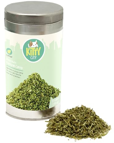 Kitty City Cat Premium Natural Catnip Collection, Catnip Tin
