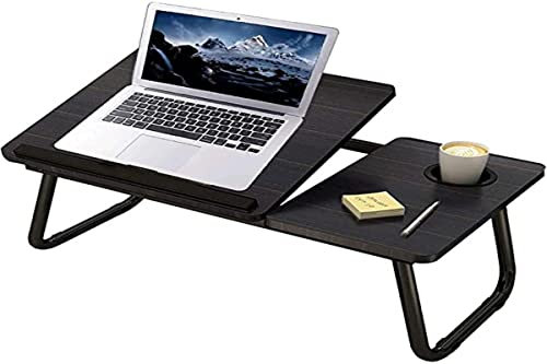 Uniguardian Faltbare Laptoptisch fürs Bett, Notebooktisch,Lapdesks für Lesen oder Frühstücks mit Getränkehalter