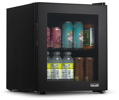 NewAir AB-600B - Mini nevera (60 latas), color negro