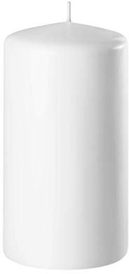 Stumpenkerze Kerze Safe Candle, H: 120 mm, Ø 60 mm, Brenndauer: ca. 45 Stunden (weiß)